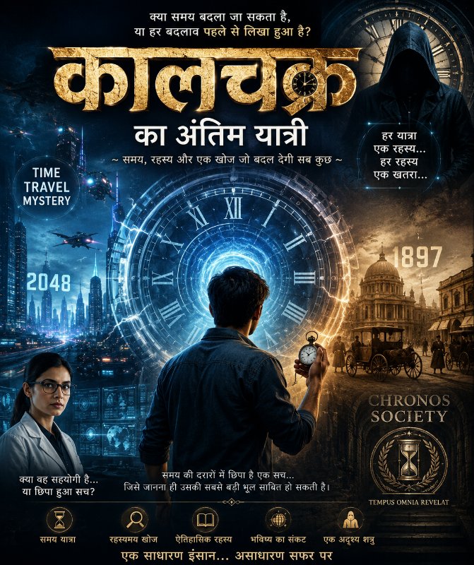 कालचक्र का अंतिम यात्री — novel cover