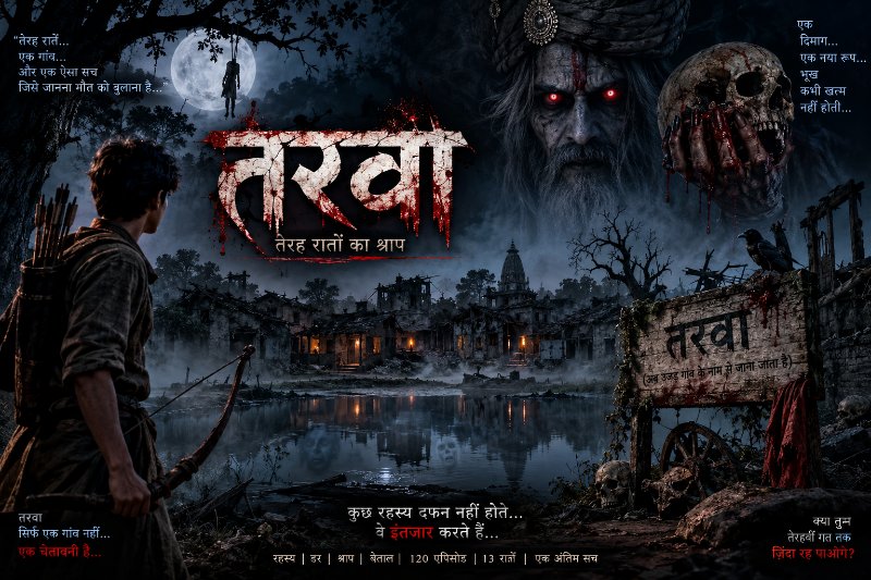 तरवा 13 रातों का श्राप — novel cover