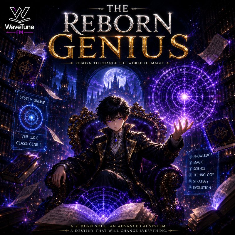 The Reborn Genius — novel cover